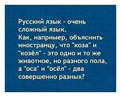 Тонкости русского языка, которых не понять иностранцам