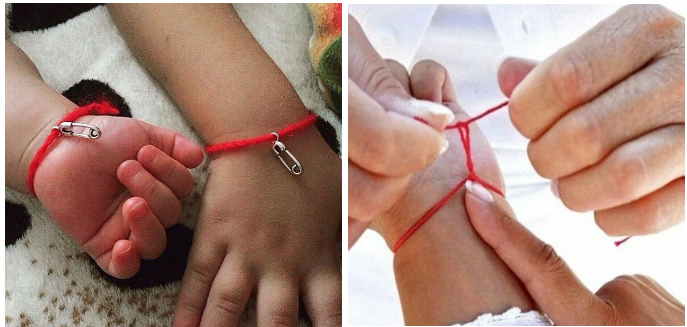 Как правильно носить красную нить на запястье