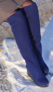 Валенки вновь стали модными