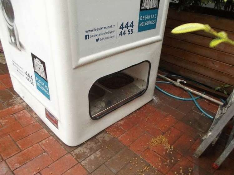 Автоматы для кормления животных в Стамбуле