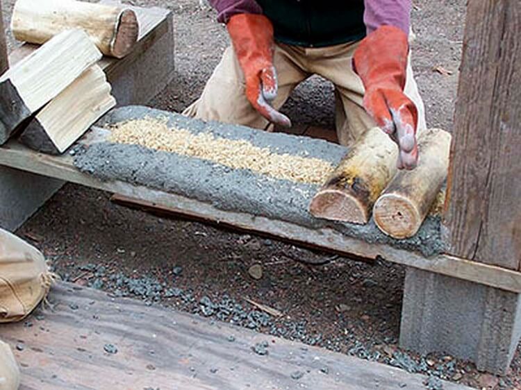 Как построить тёпленький домик из дров