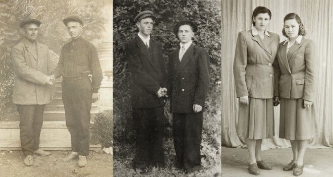 Почему на старых фотографиях люди запечатлены с рукой на плече у соседа