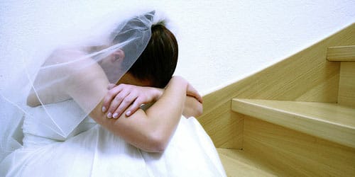 Свадьба не состоялась.