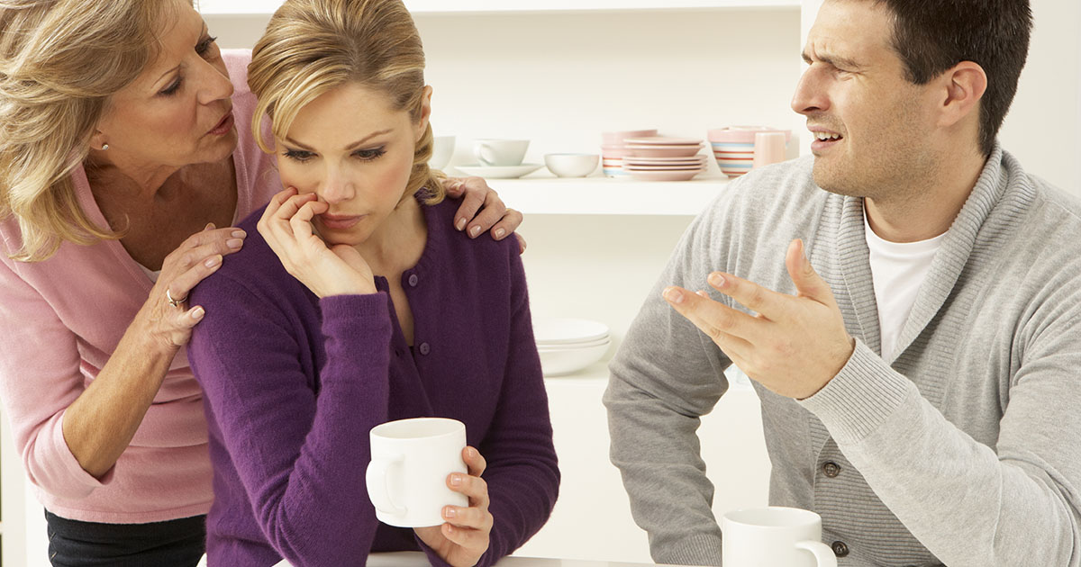 — Зачем снохе квартира, если есть где жить?