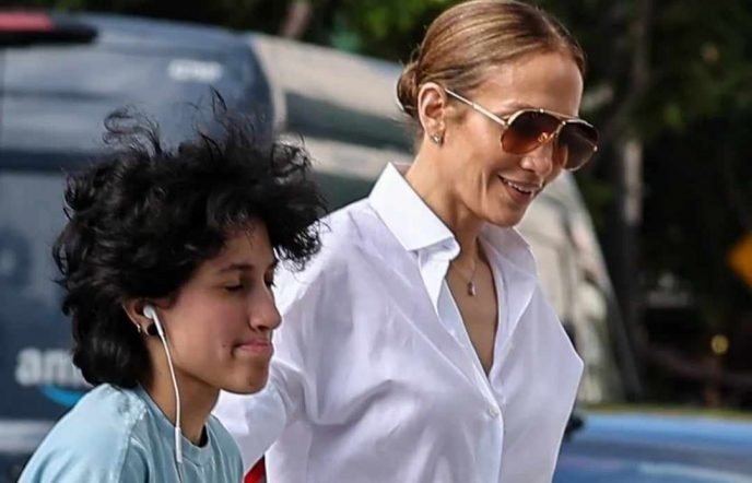 „Z wąsami, w workowatych ubraniach": Jennifer Lopez ujawniła córkę Marca Anthony'ego
