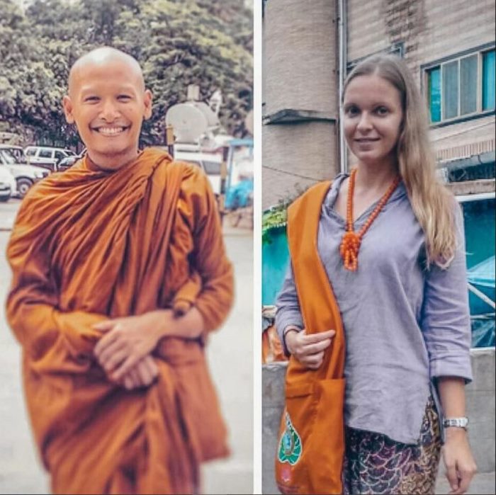 Ukrainka zakochała się w buddyjskim mnichu i wyjechała z nim do tajskiej dziczy - jej życie 7 lat później