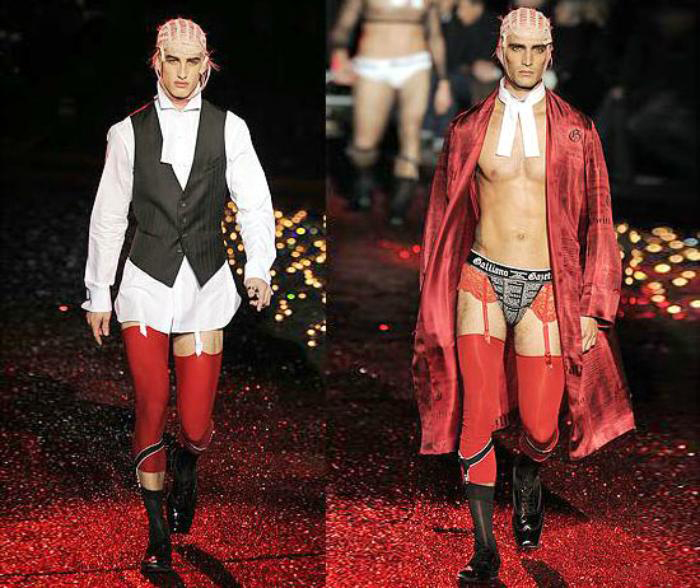 Bezwzględne stroje męskie od znanych projektantów.