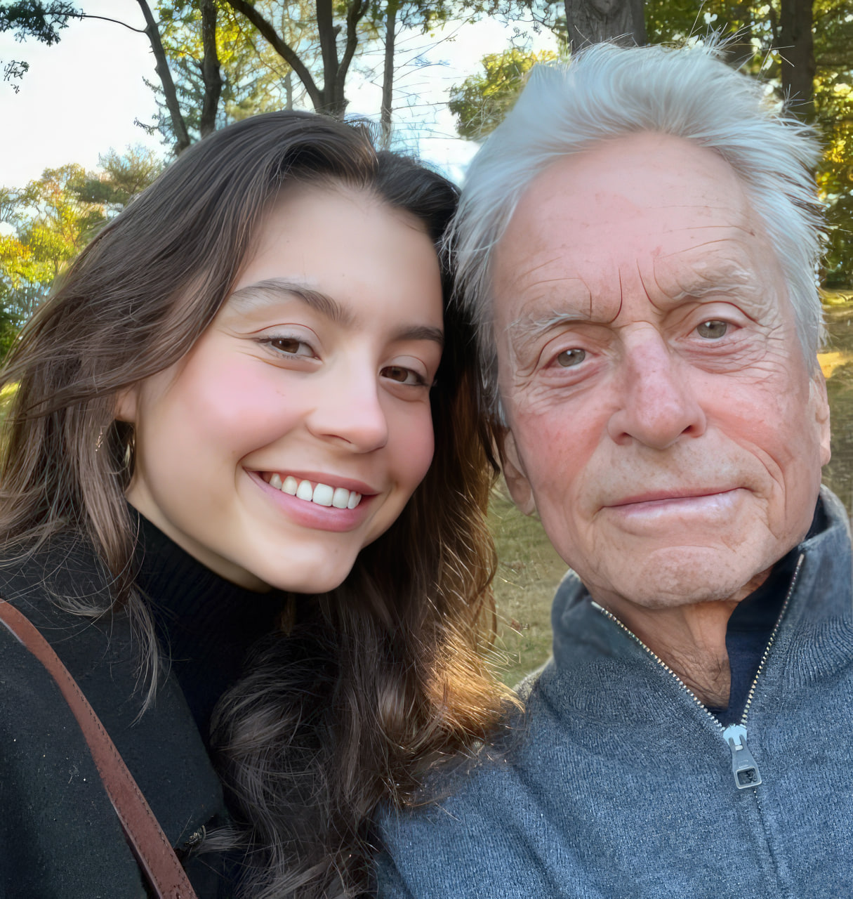 80-letni Michael Douglas zachwyca fanów rzadkim zdjęciem z dorosłą córką: 'Co za piękność!'