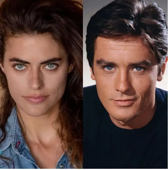 „Alain Delon w kobiecej formie": oto jak wygląda nieślubna, piękna wnuczka aktora