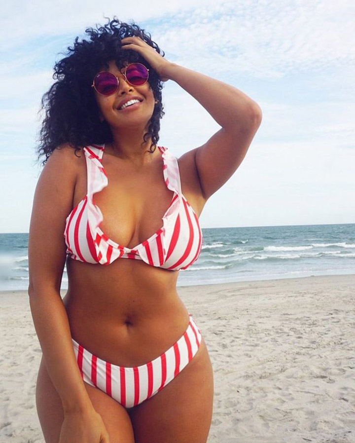 Te dziewczyny udowodniły, że kostiumy kąpielowe na kobietach o pełnych kształtach wyglądają cholernie uwodzicielsko