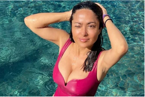 Salma Hayek chciała pokazać swój wygląd bez makijażu i photoshopa, aby fani byli przekonani o jej prawdziwym pięknie