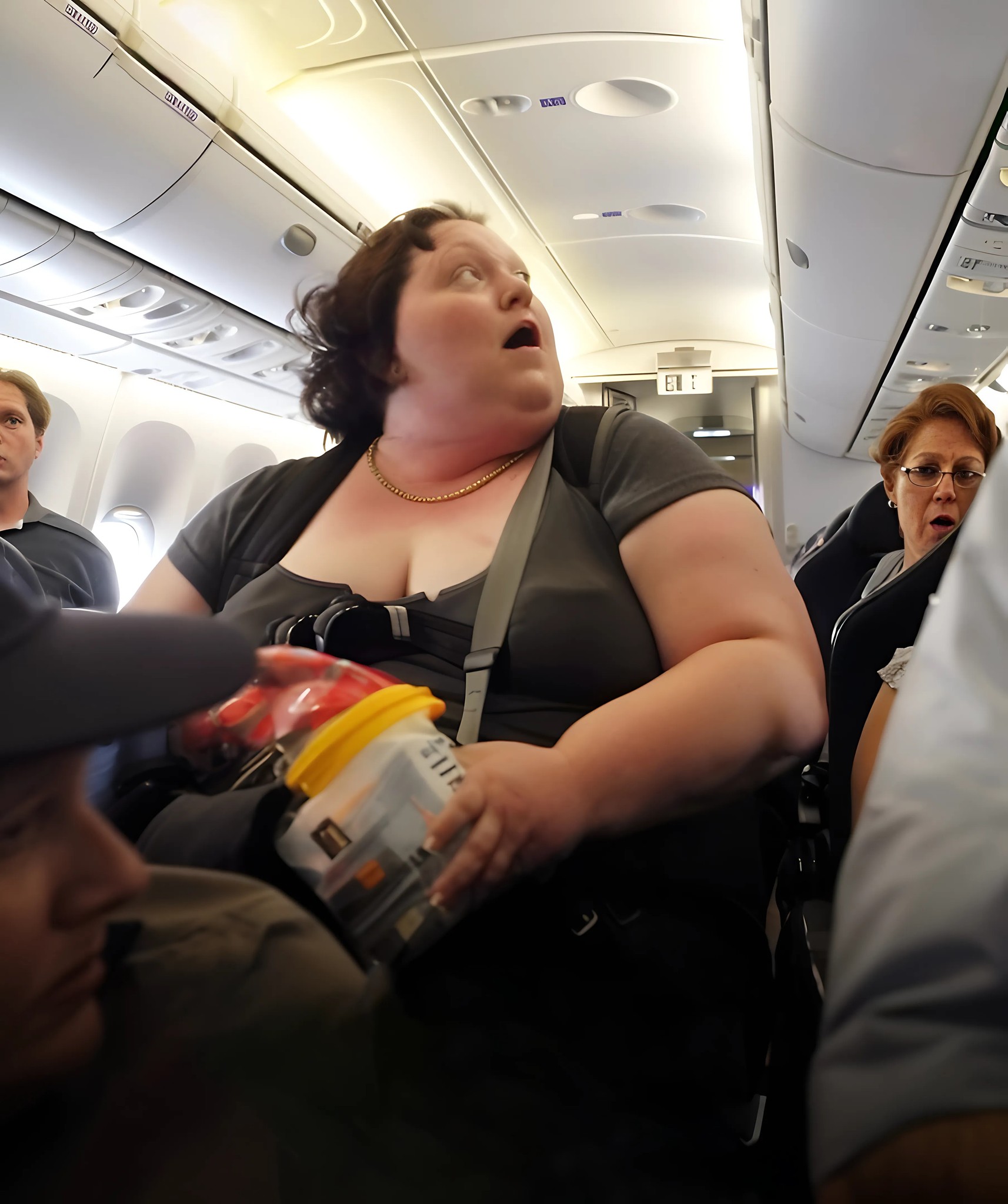 Niefortunnej starszej kobiecie odmówiono miejsca w klasie biznes, ponieważ z jej torebki wypadło zdjęcie małego chłopca.