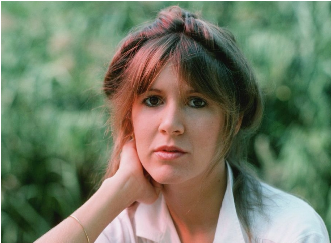 Carrie Fisher jest gwiazdą Hollywood.