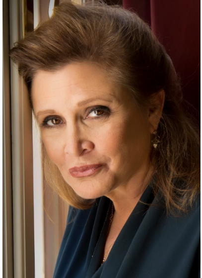 Carrie Fisher jest gwiazdą Hollywood.