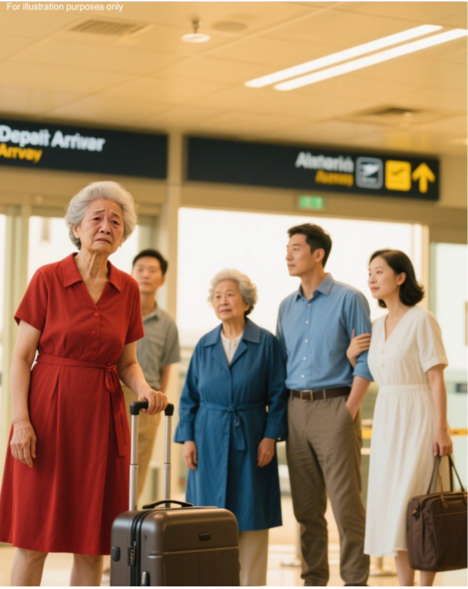 Moja rodzina wyjechała na wakacje i zostawiła babcię na lotnisku. Nie sądzili, że będę tak zdenerwowana.