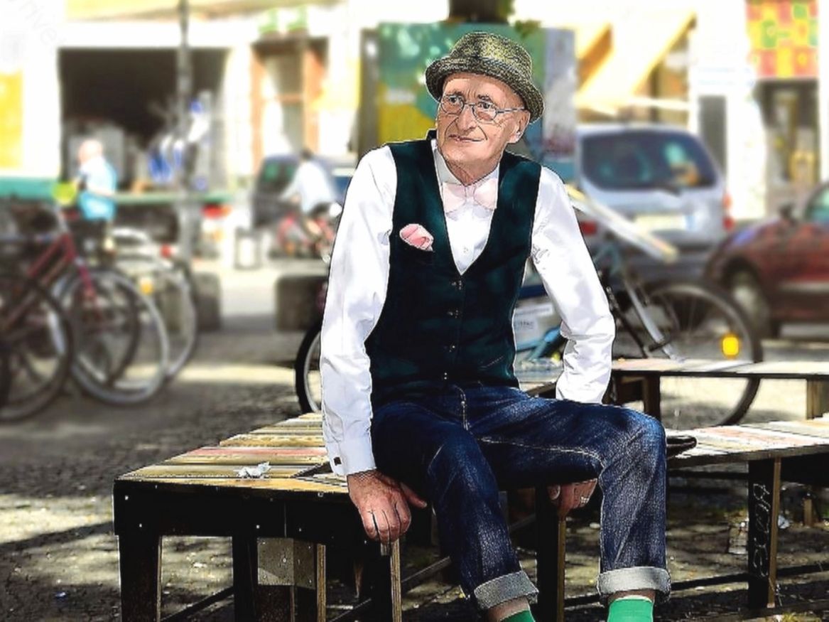 Günter Krabbenhöft i jego stylowa dziewczyna. Trudno w to uwierzyć, ale mają już 80 lat!