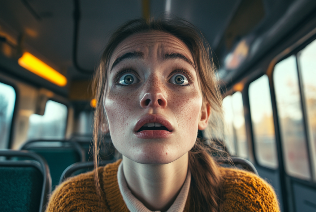 Widziałem, jak dziecko w autobusie szkolnym uderzało się o tylną szybę i wołało o pomoc.