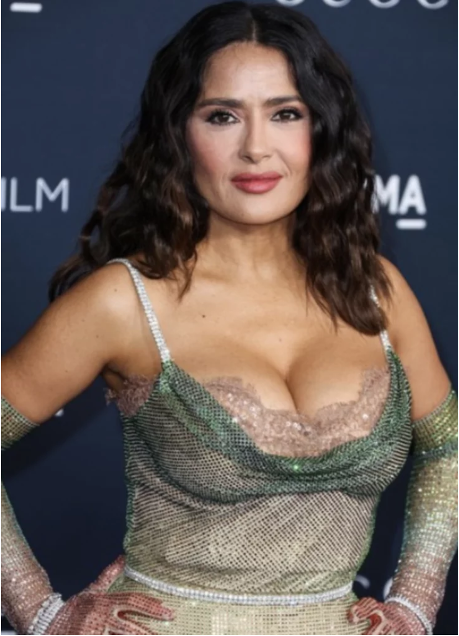 Prowokujący strój Salmy Hayek nie przysporzył jej fanów. Dlaczego nie?