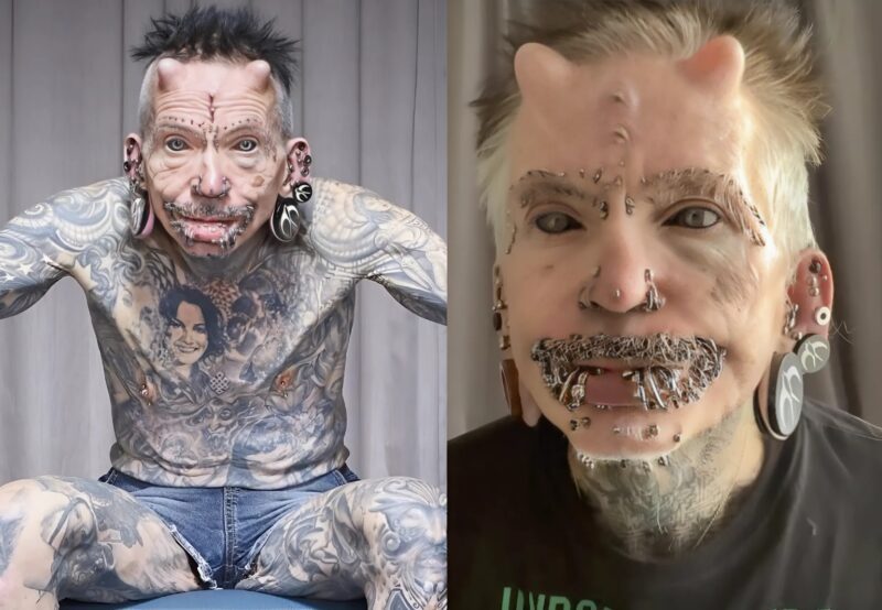 Ponad 500 piercingów i ogromna liczba tatuaży. Spójrzcie tylko na tego mężczyznę!
