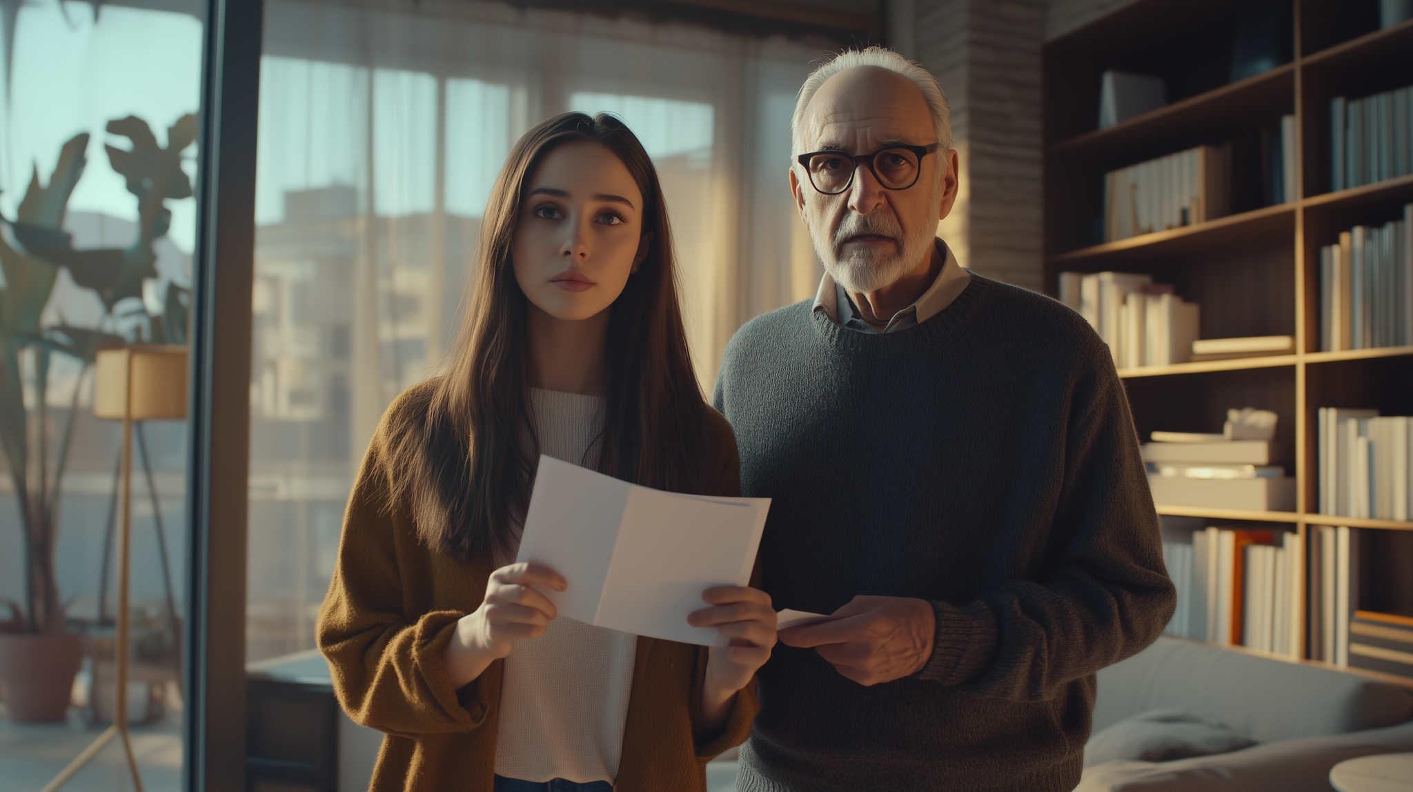 Starzec zamyka drzwi przed irytującym nastolatkiem, ale huragan ujawnia prawdę o niej.