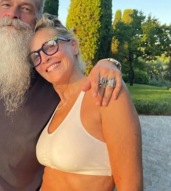 Sharon Stone w koronkowej bieliźnie zaskoczyła swoją sylwetką.