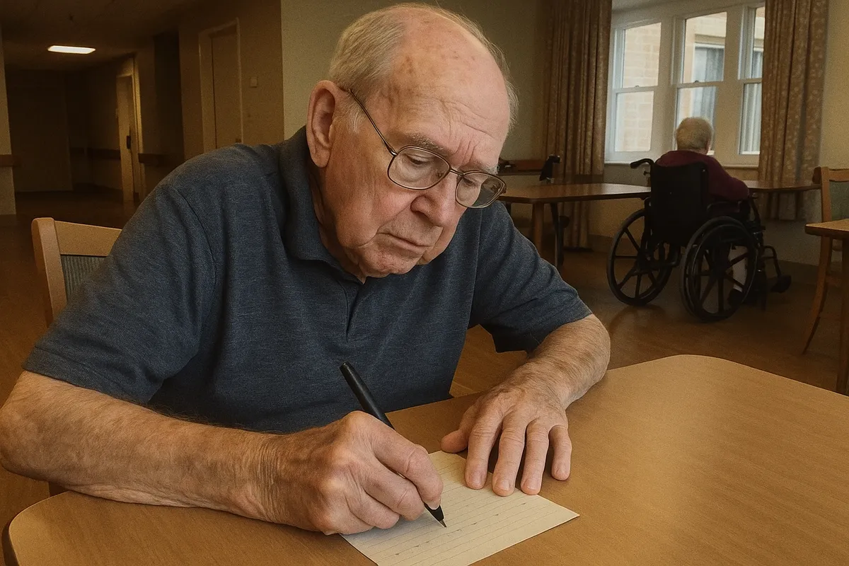 Co tydzień staruszek pisał list z domu spokojnej starości, aż dowiedziałem się, że adresat jest częścią mojej własnej historii.