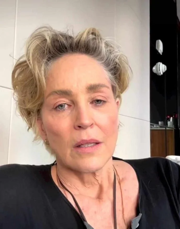 Sharon Stone w koronkowej bieliźnie zaskoczyła swoją sylwetką.