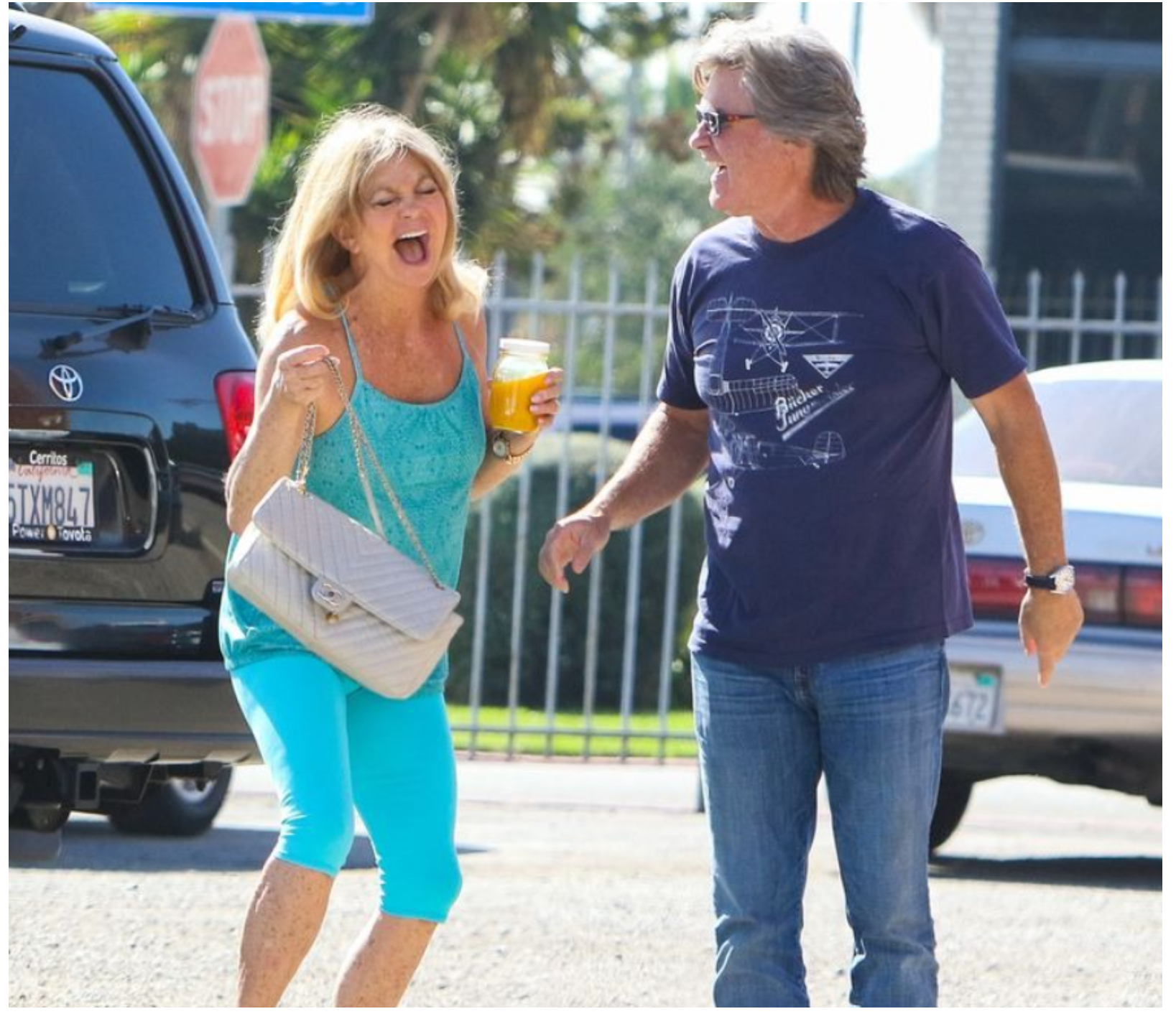 Russell i Hawn — idealni kochankowie, którzy potrafili utrzymać namiętność przez lata związku.