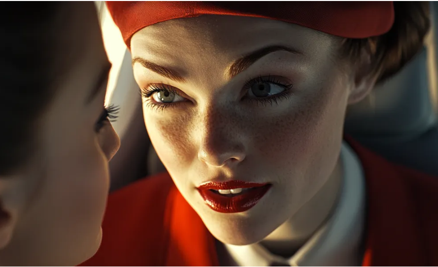 Kobieta w ciąży zmuszona jest klęczeć podczas lotu – szokujący powód.