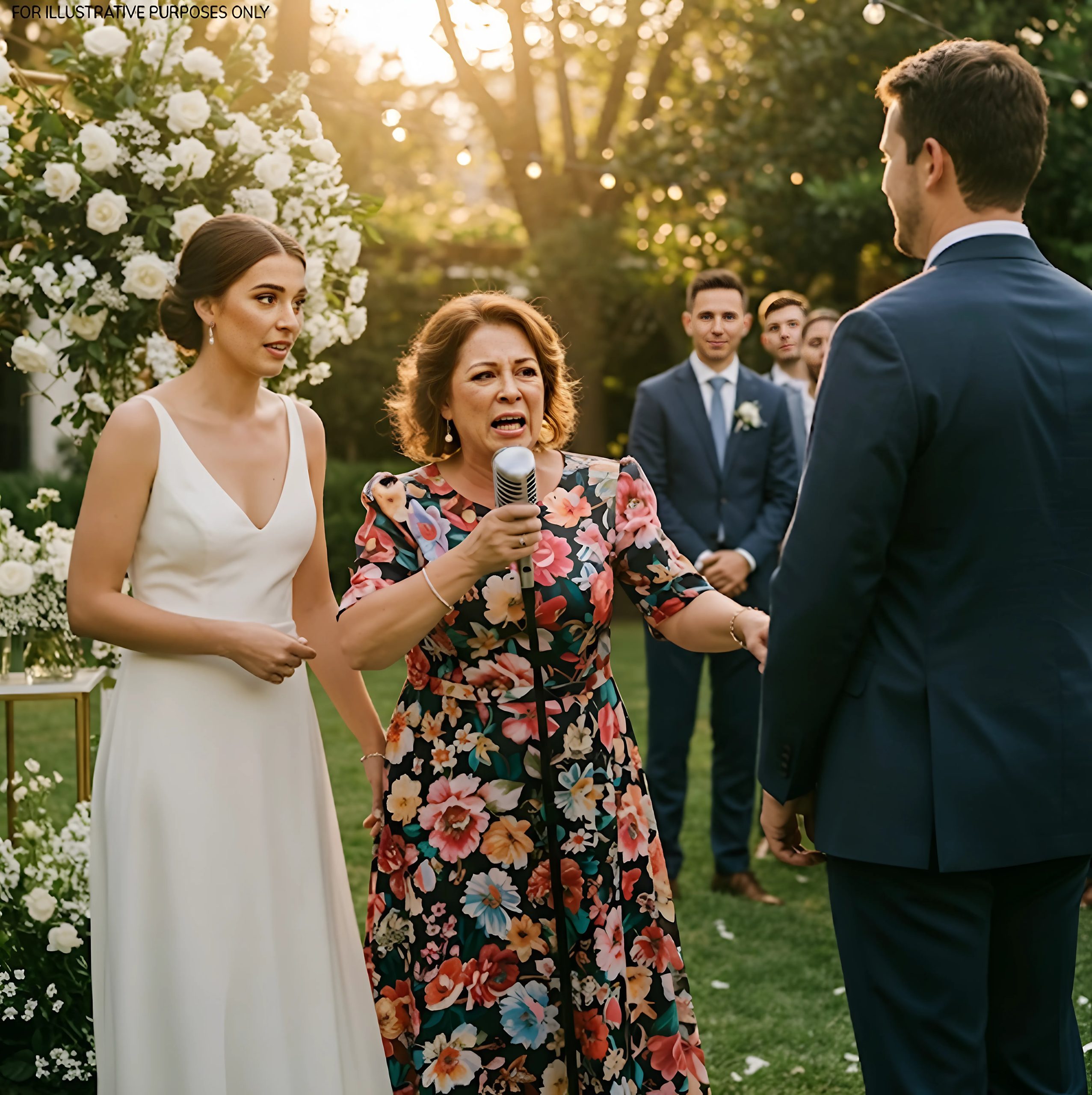 Kiedy teściowa upokorzyła mnie przed ołtarzem, na scenę wyszła moja córka z listem od narzeczonego.