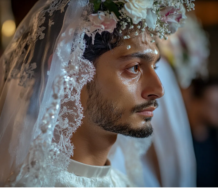 Zauważyłam coś dziwnego u panny młodej na ślubie mojej najlepszej przyjaciółki — kiedy podniosłam jej suknię, wszyscy byli w szoku.