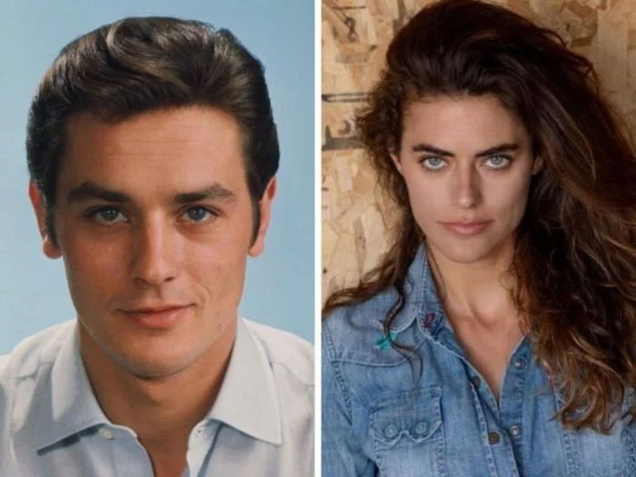 W internecie dyskutuje się o wyglądzie wnuczki Alena Delona — kopii swojego dziadka.