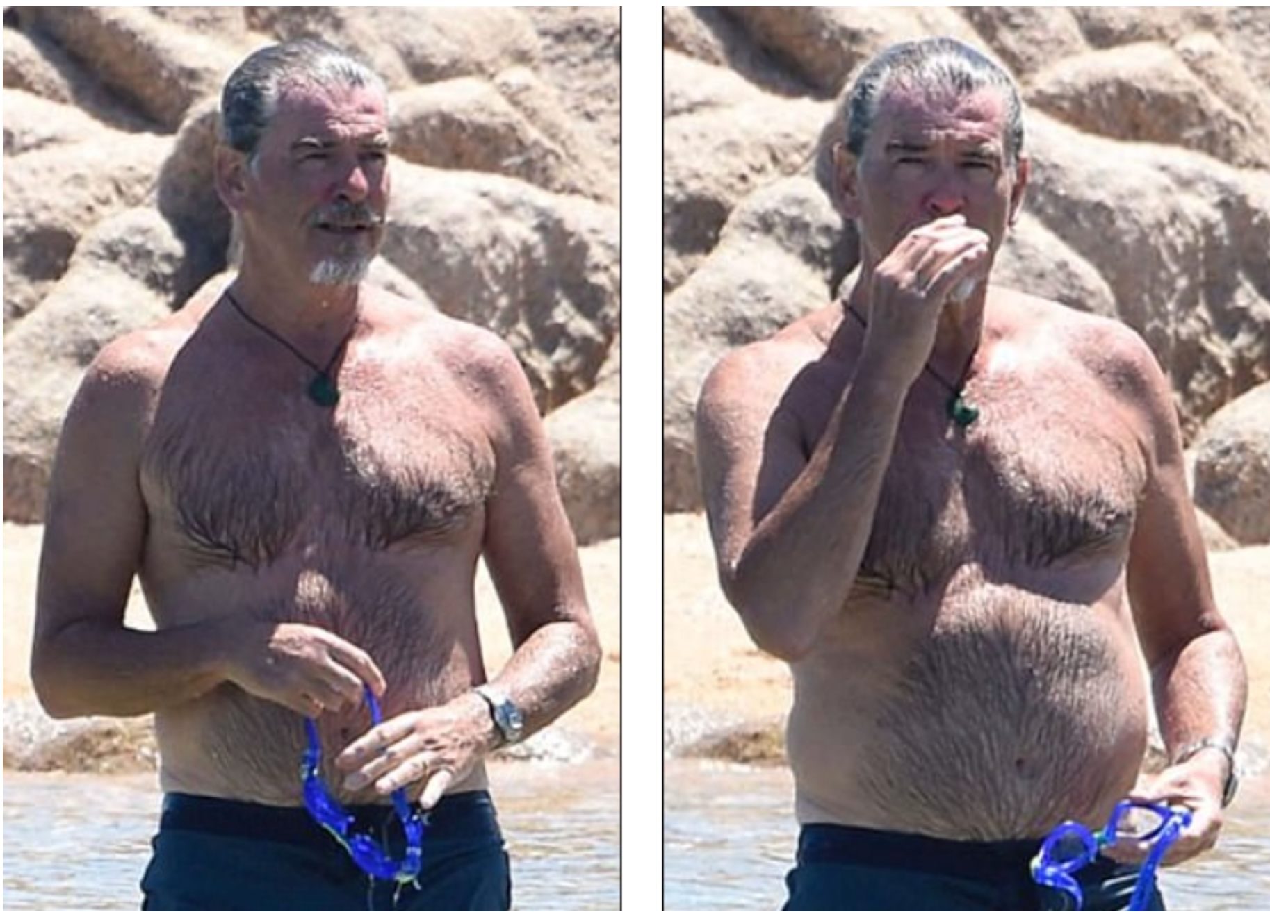 I w wieku 64 lat wygląda elegancko.