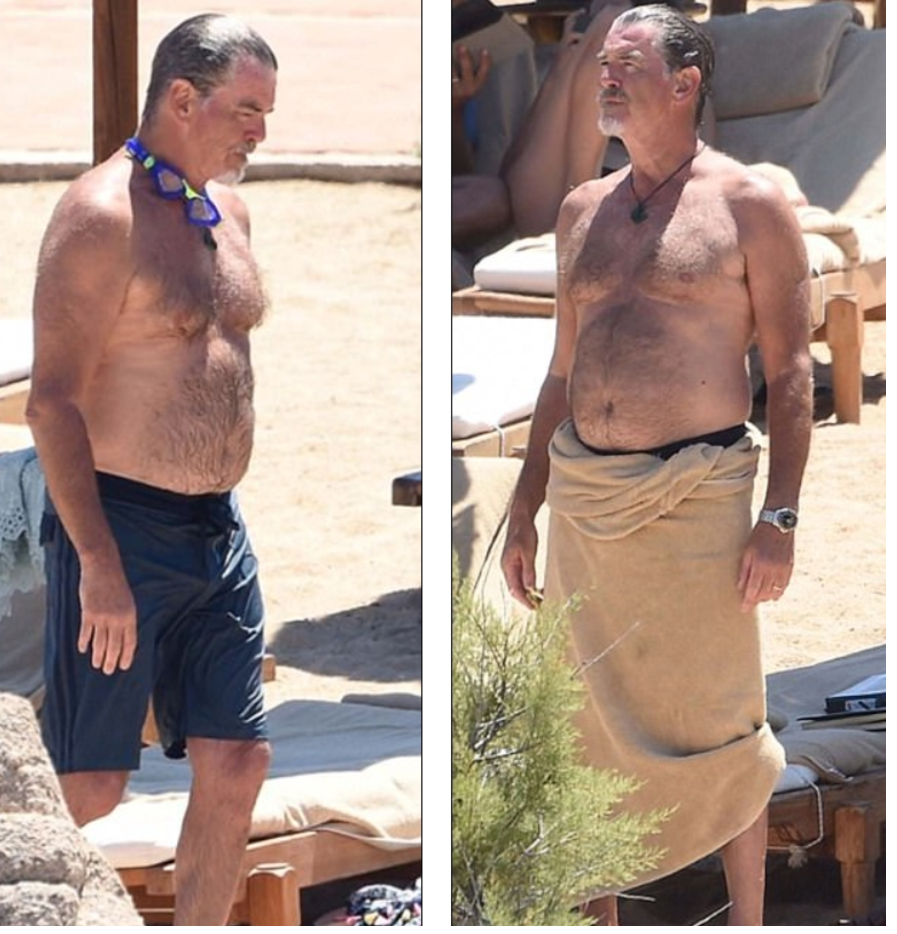 I w wieku 64 lat wygląda elegancko.