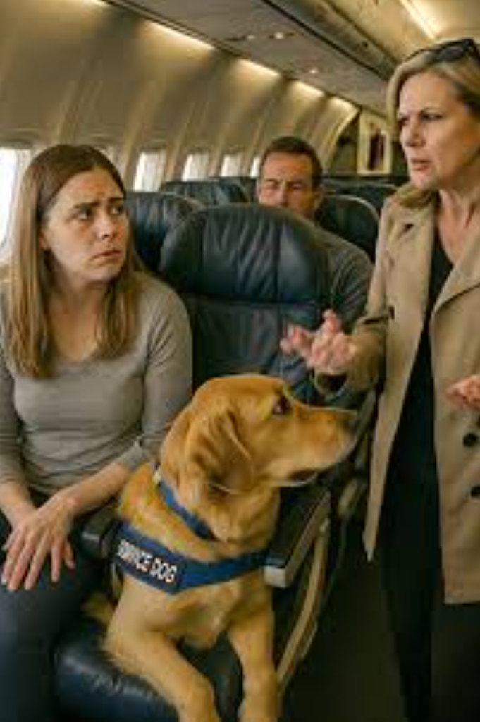 Kobieta zażądała, aby wyrzucić mnie i mojego psa z samolotu, obrażając nas słowami — ale potem wydarzyło się coś nieoczekiwanego 😱😱