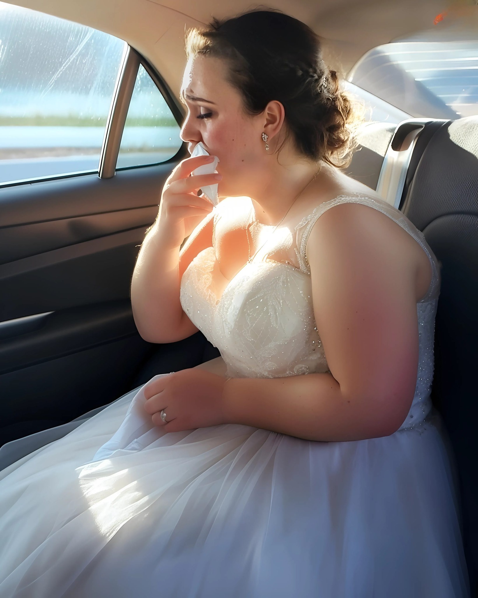 Matka panny młodej widzi, jak pan młody wchodzi do łazienki z przyjaciółką panny młodej w trakcie wesela.