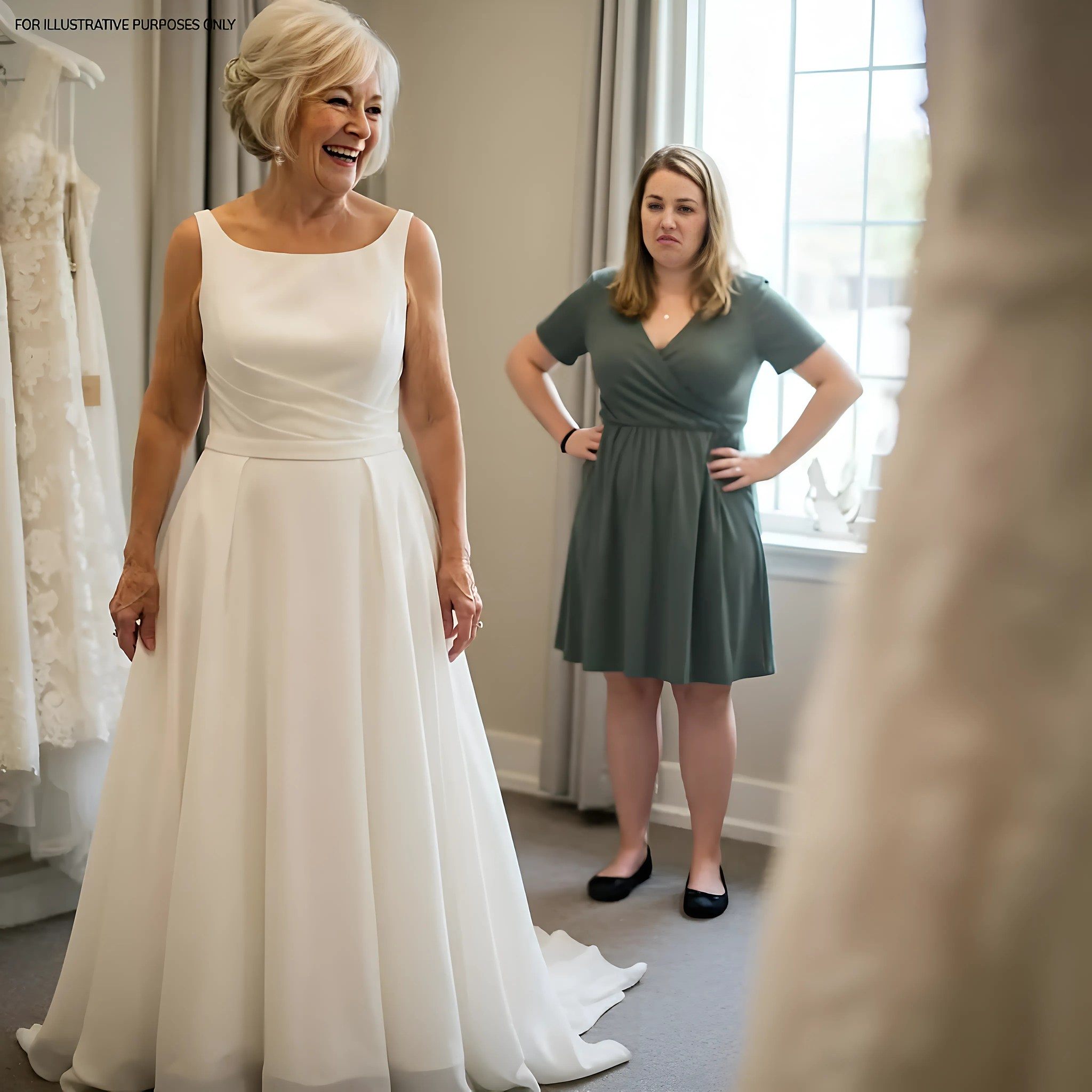 Moja synowa śmiała się ze mnie, że założyłam różową sukienkę, którą sama uszyłam na swoje wesele w wieku 60 lat — dopóki mój syn nie wziął mikrofonu i nie postawił jej w miejscu.