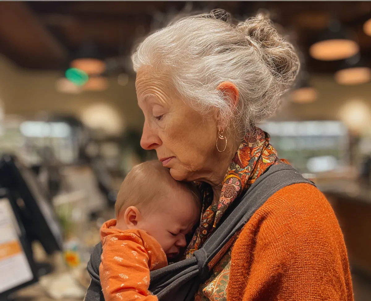 Ludzie w kolejce w supermarkecie chcieli mnie wyrzucić, kiedy moja wnuczka zaczęła płakać – ale nagle wkroczył nieznajomy.