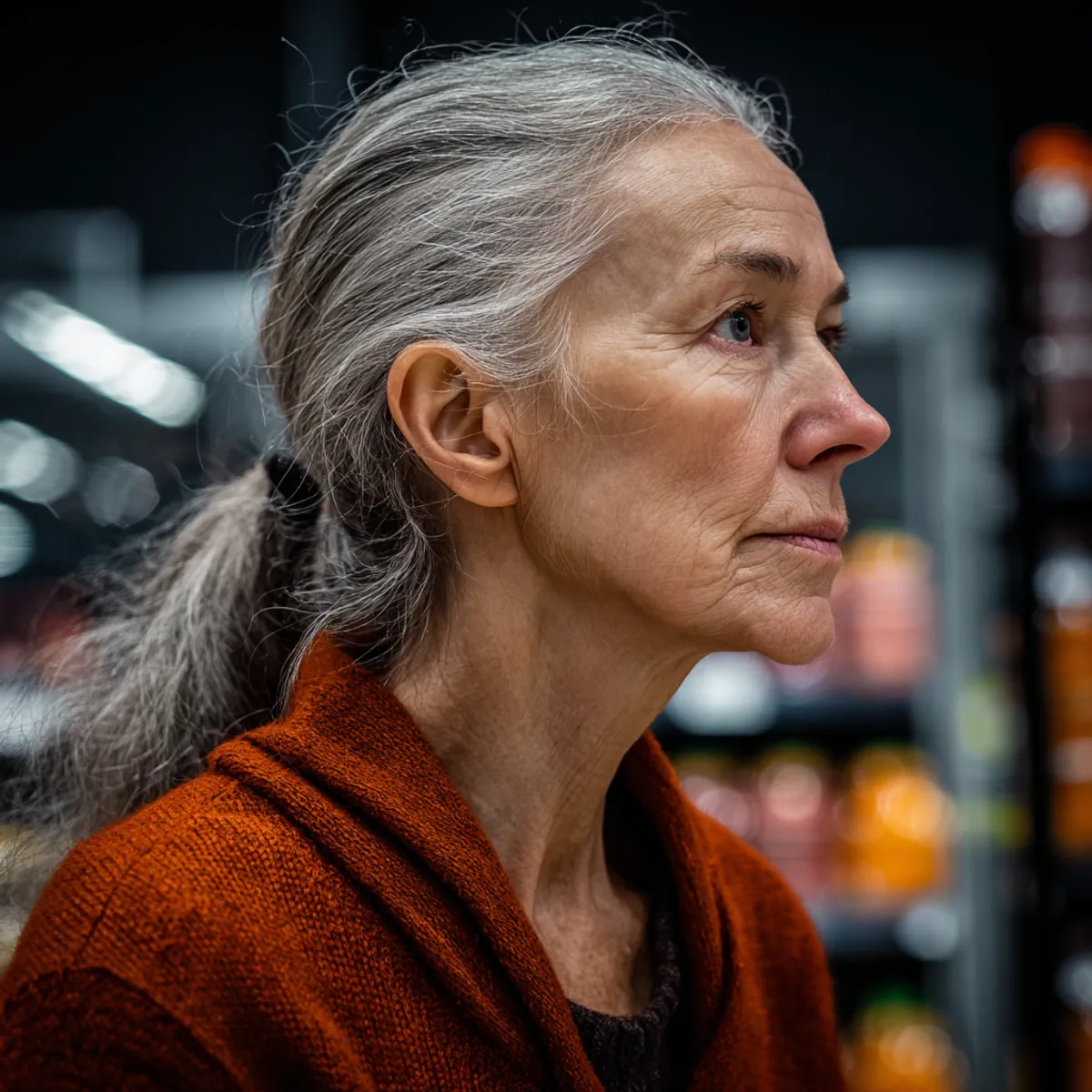 Ludzie w kolejce w supermarkecie chcieli mnie wyrzucić, kiedy moja wnuczka zaczęła płakać – ale nagle wkroczył nieznajomy.