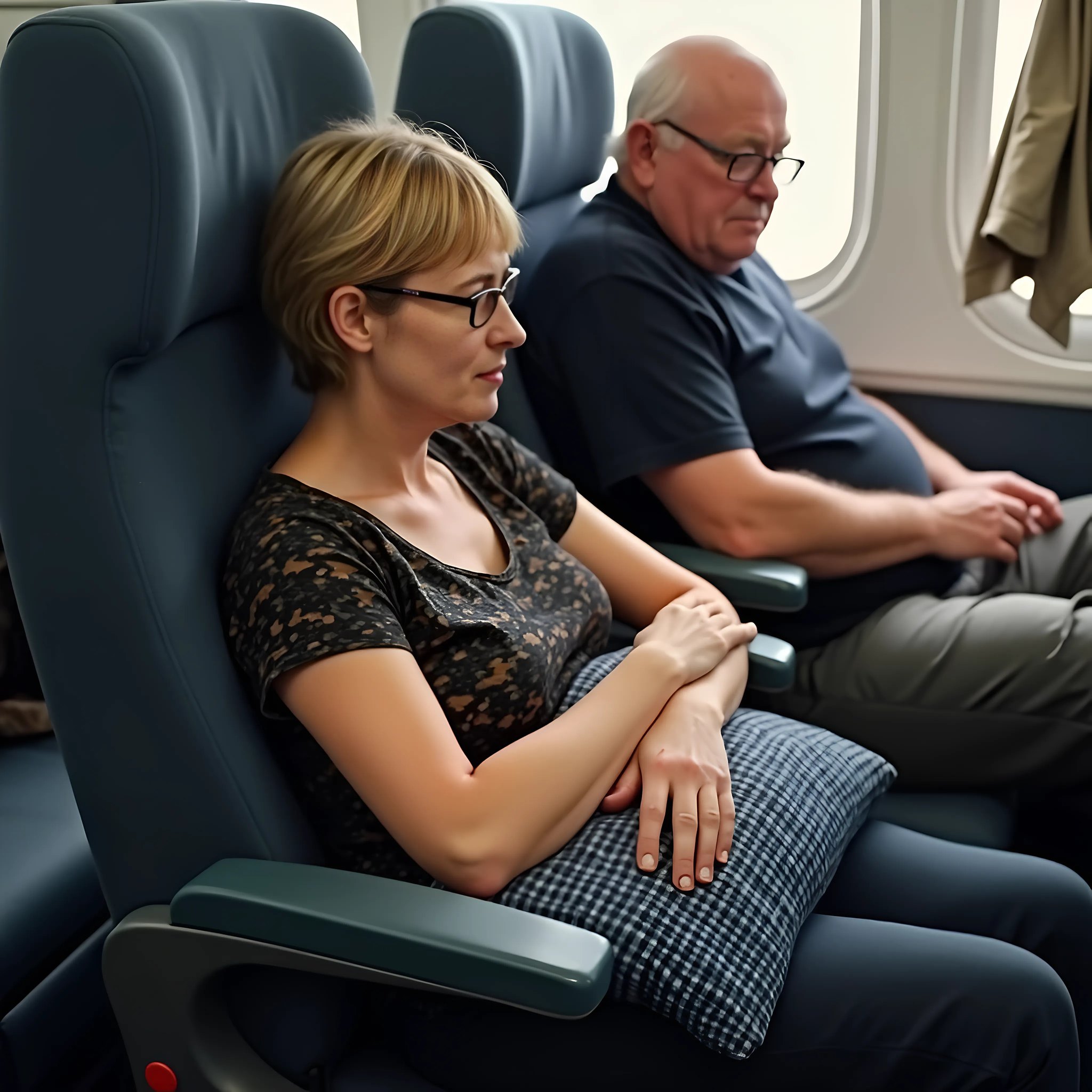 Moja stewardessa podsunęła mi serwetkę: „Udawaj, że źle się czujesz. Wyjdź z tego samolotu”. Zignorowałam ją – wróciła: „Proszę. Błagam cię”. Dwie godziny później...