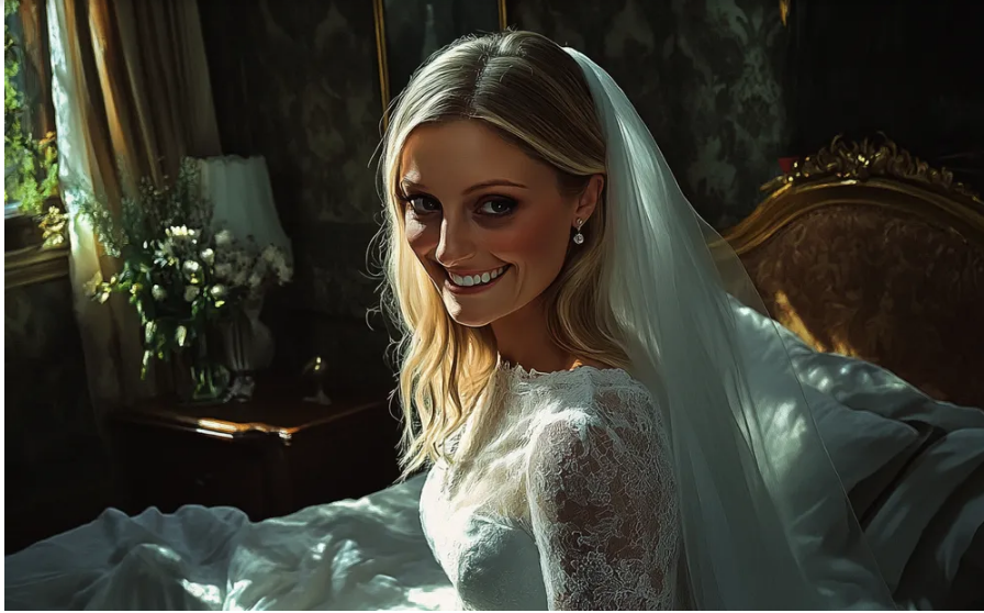 W naszą noc poślubną zdjęłam suknię ślubną — kiedy mój mąż zobaczył, co się pod nią kryje, uciekł ze łzami w oczach.