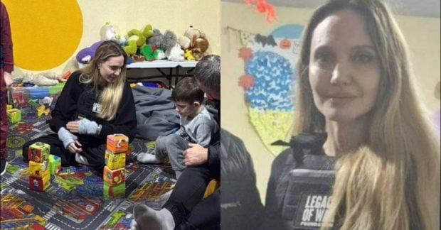 Jolie odwiedziła Ukrainę, a jej córka w tym czasie ukrywa się przed paparazzi w Los Angeles.