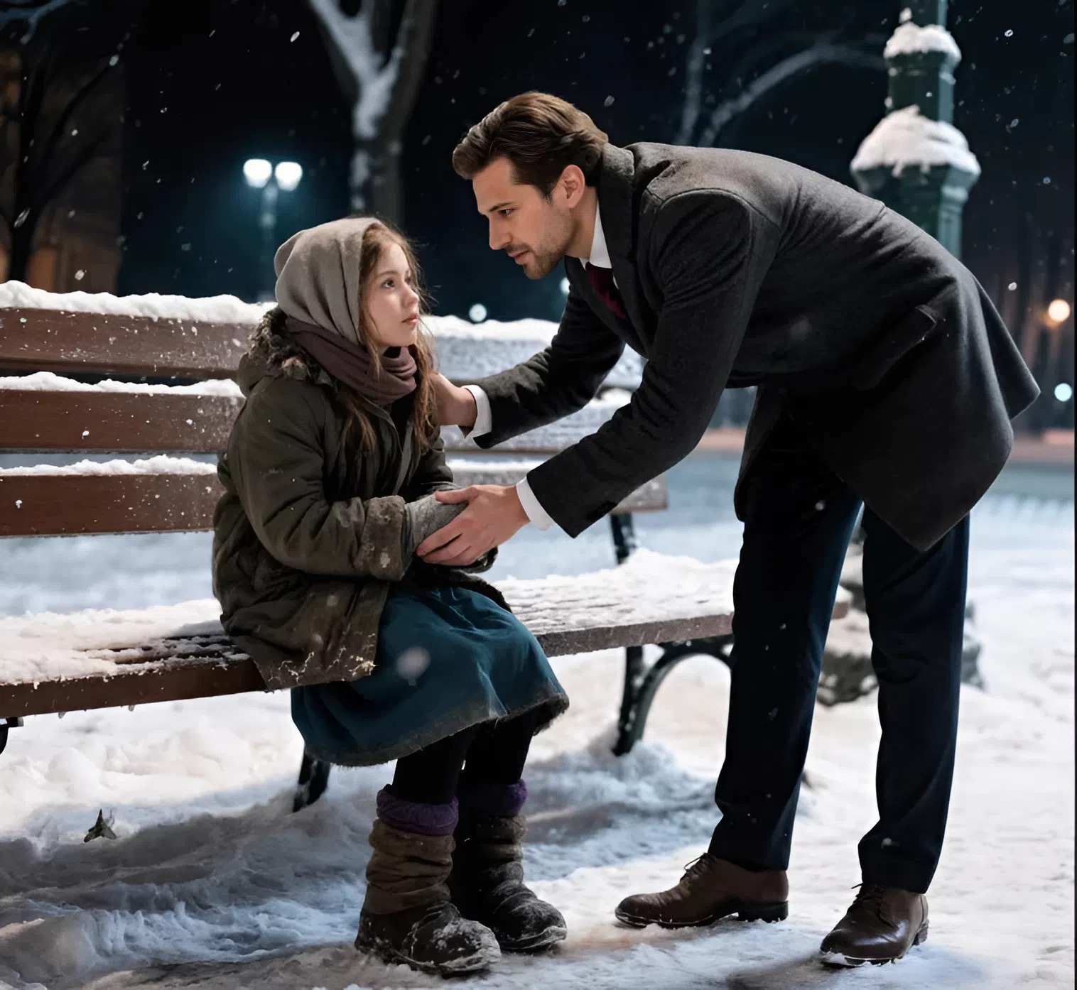 „Zwrócę ci pieniądze, kiedy dorosnę” – błagała bezdomna dziewczynka milionera, prosząc o małe pudełko mleka dla swojego płaczącego młodszego brata, a jego odpowiedź sprawiła, że wszyscy zamilkli.