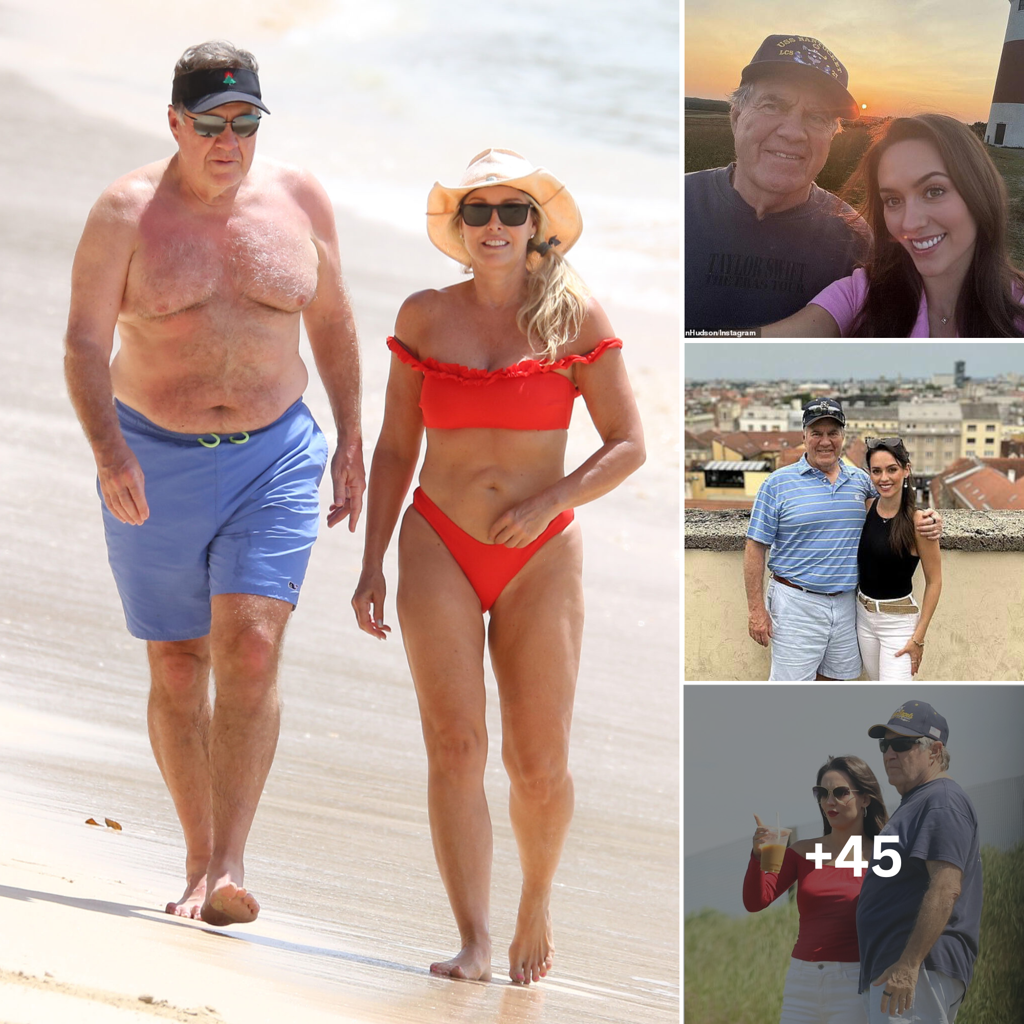 72-letni Bill Belichick publicznie wyraża uwielbienie dla swojej narzeczonej, która jest od niego młodsza o 50 lat, a trener NFL przyznaje, że jest fanem Taylor Swift.