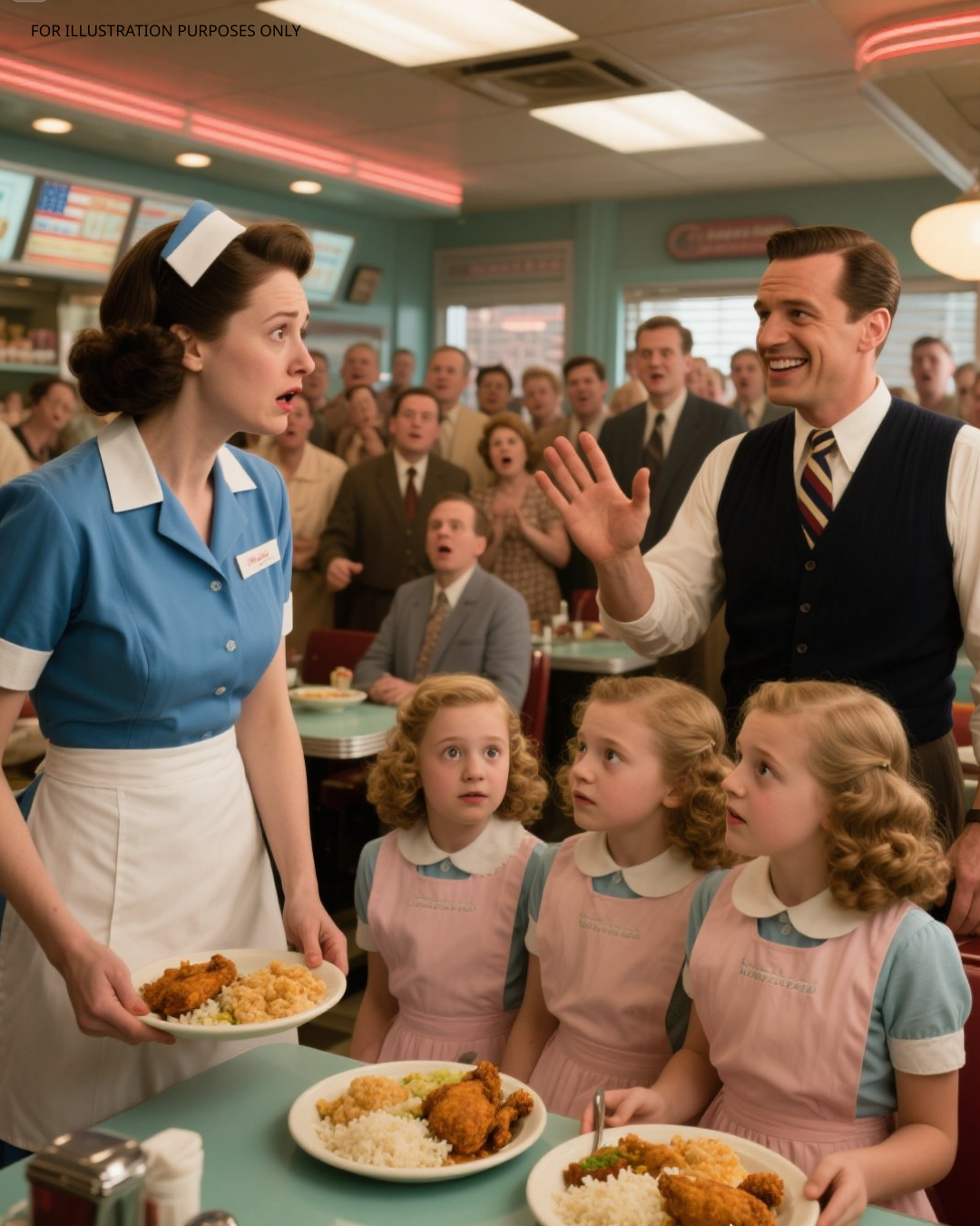 Kelnerka głodziła się przez dziesięć lat, aby wyżywić cztery osierocone dziewczynki — dwanaście lat później zaniemówiła, gdy przed jej domem zatrzymał się czarny SUV.