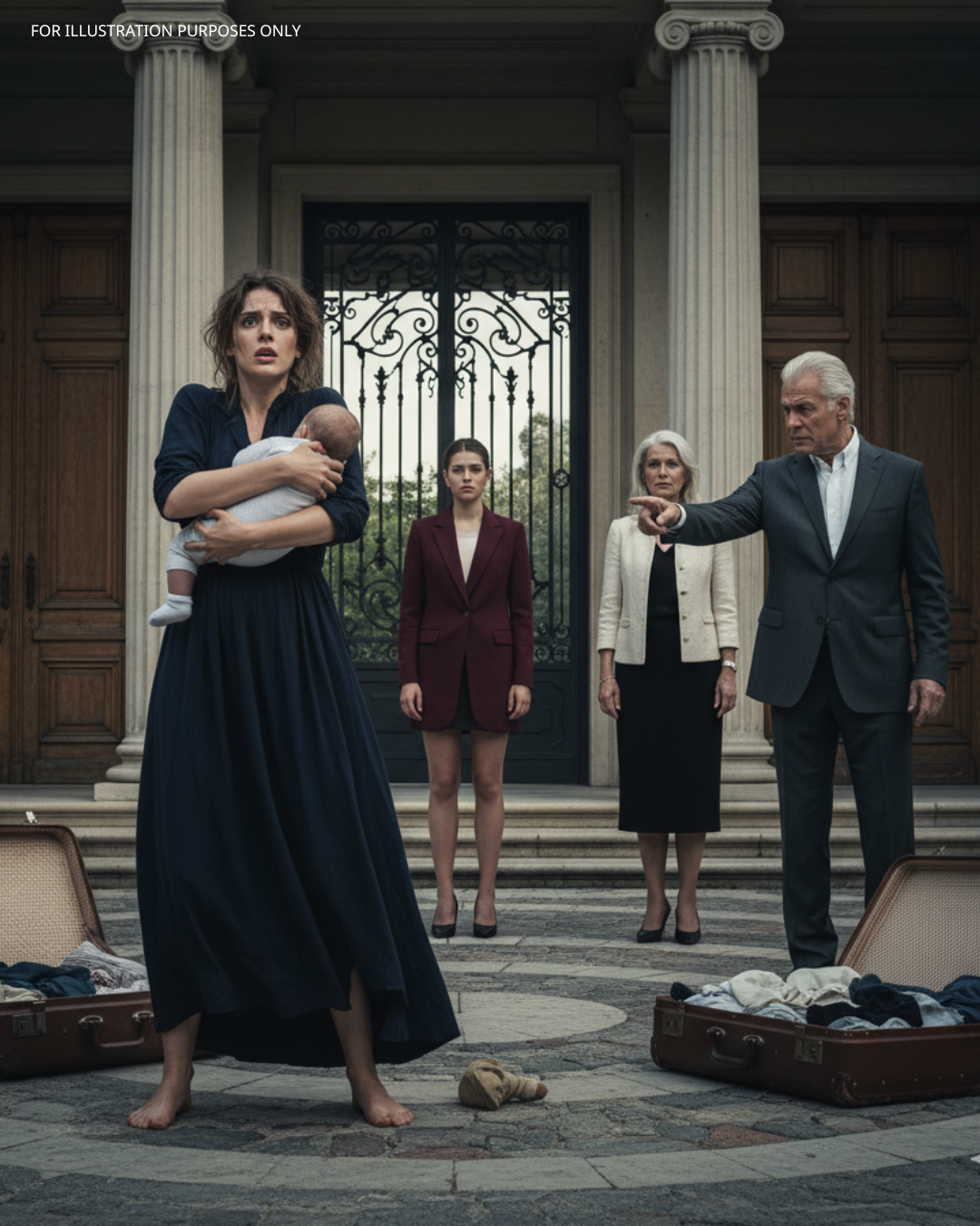 Pomogłem młodej mamie z dzieckiem w sklepie spożywczym – trzy dni później przed moim domem zaparkował duży czarny SUV.