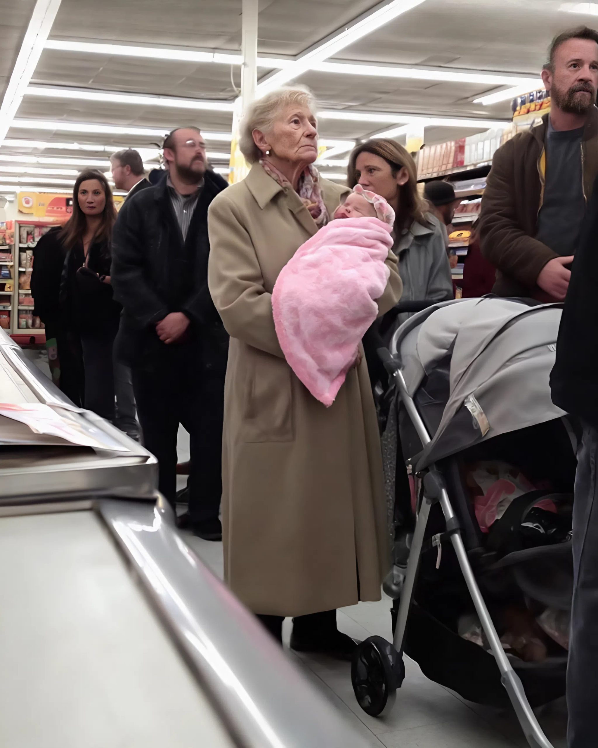 Bogacz wyrzucił mnie i moją chorą, płaczącą wnuczkę z izby przyjęć — dopóki młody policjant nie zawołał mnie po imieniu.