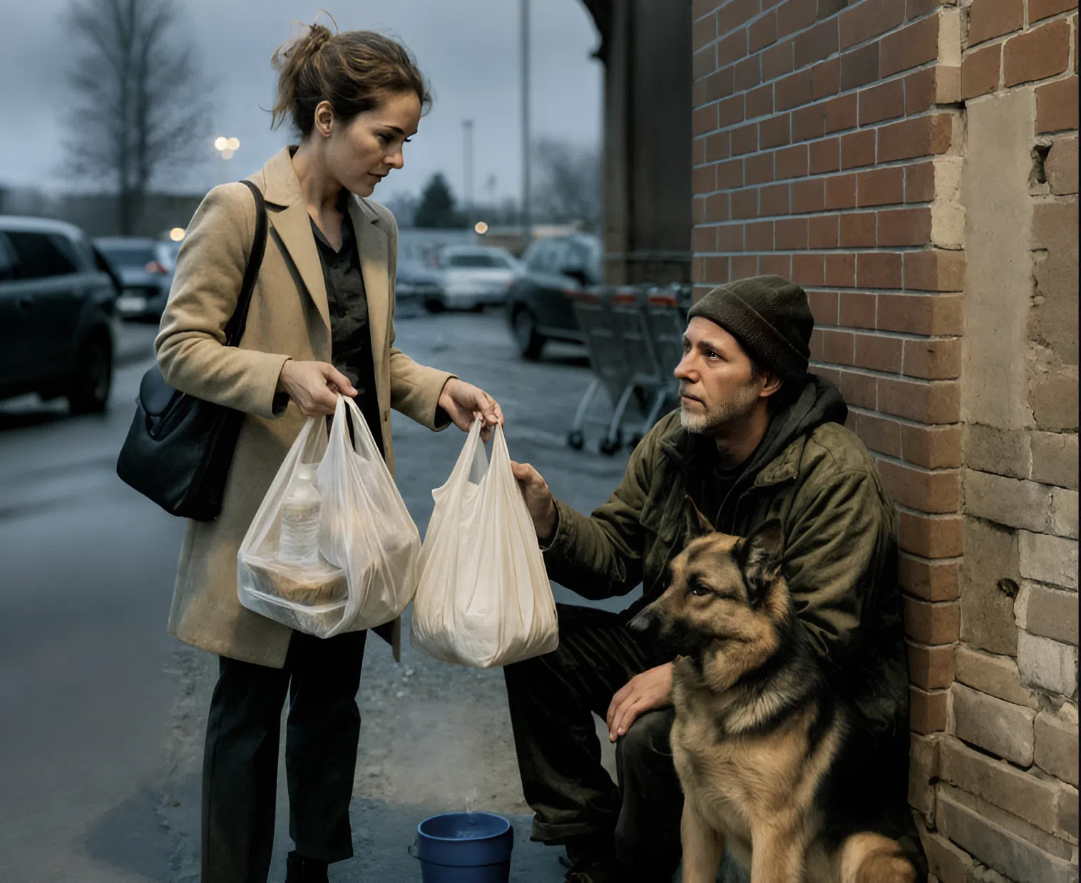 Przebrałem się za bezdomnego i wszedłem do ogromnego supermarketu, aby wybrać swojego następcę.