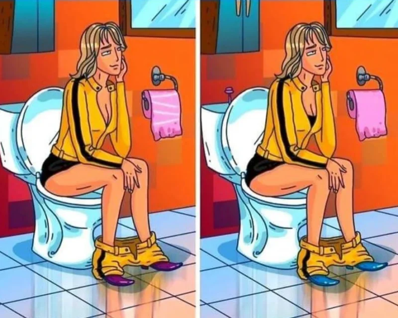 Tylko osoby z IQ 140 mogą znaleźć wszystkie 5 różnic.