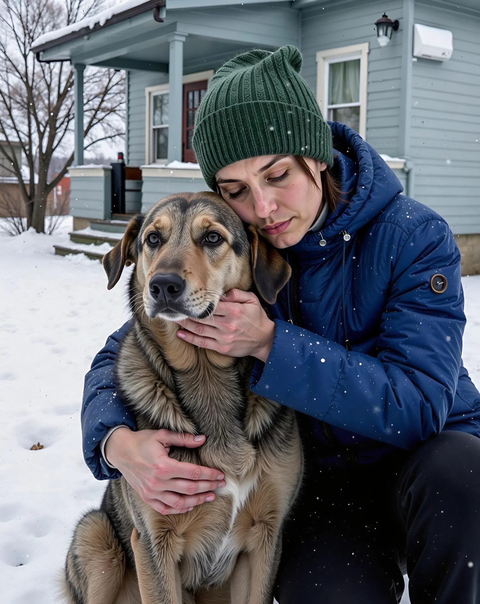 Wir zogen in ein Haus, das zuvor einem verstorbenen Mann gehört hatte, und jeden Tag kam ein Hund zu uns. Eines Tages beschloss ich, ihm zu folgen.